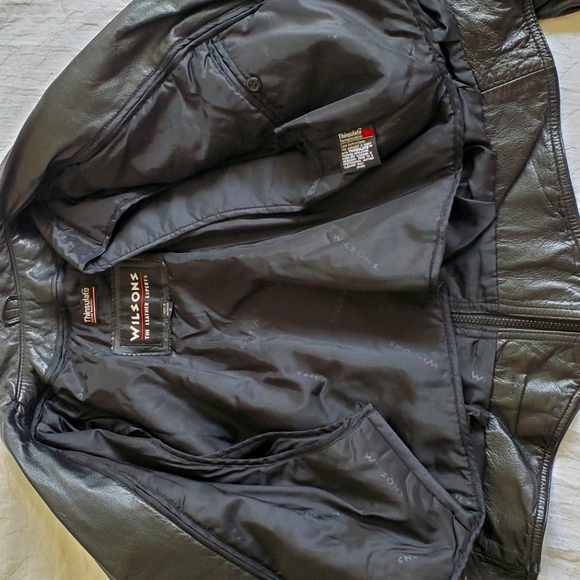 Vintage riding thinsulate Wilson's Leather jacket - Picture 6 of 8